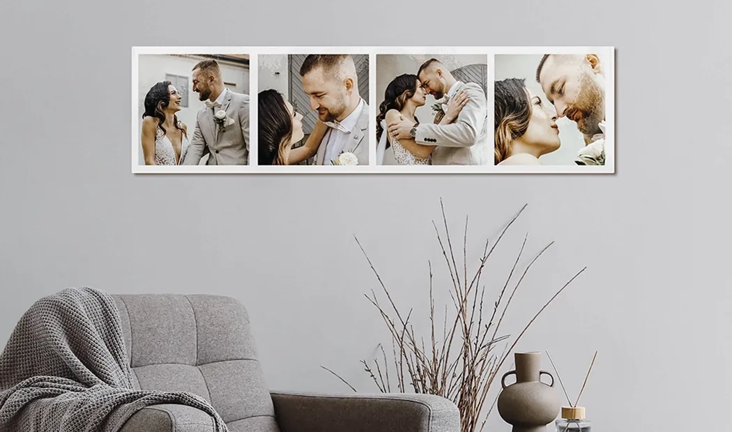 Reusachtige Instagram-fotostrip