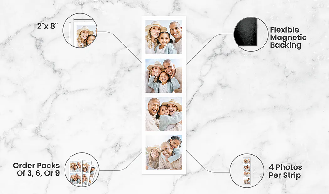 Magnetische Fotostrips